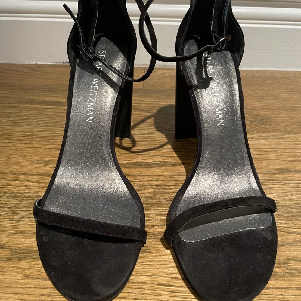 Stuart Weitzman block heel sandals